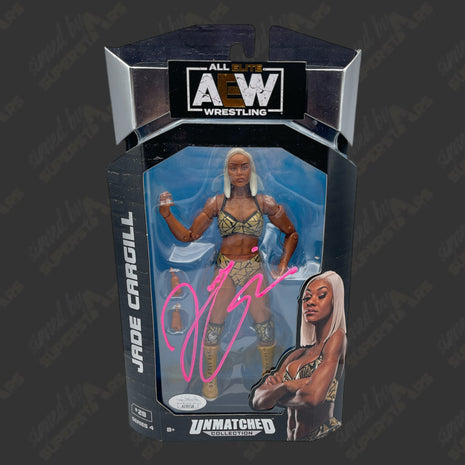 Jade Cargill signed AEW Unmatched Series 4 Action Figure (w/ JSA)