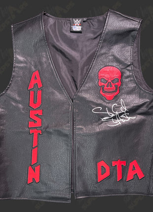 Stone Cold Steve Austin signed WWE Replica DTA Vest (w/ Beckett)