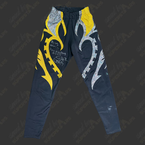 Super Crazy signed Ring Worn Pro Wrestling Noah Tights