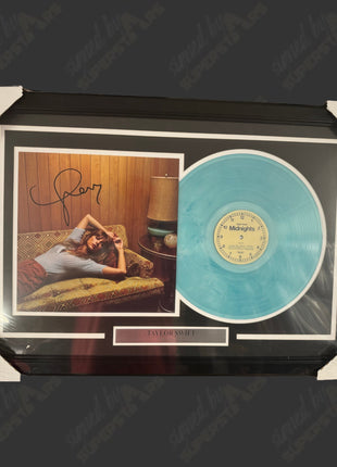 Taylor Swift signed Midnights Vinyl Record Plaque