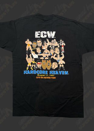 Un-signed ECW Hardcore Heaven 1997 Event T-Shirt