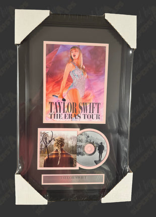 Taylor Swift signed Evermore CD Framed Plaque