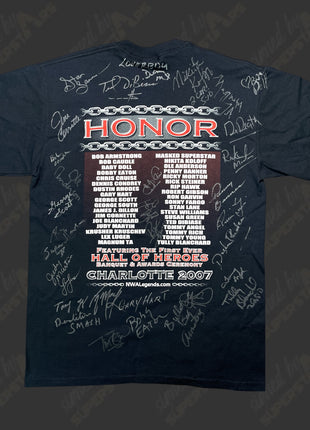 NWA Wrestling Legends Fanfest 2007 multi-signed Event T-Shirt
