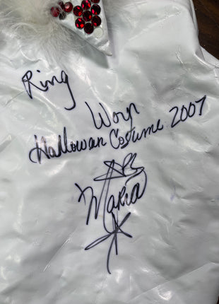 Maria Kanellis signed Ring Worn Halloween Costume