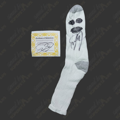 Mick Foley signed Mr. Socko