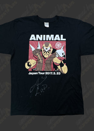 Animal signed Japan Tour T-Shirt (Size: L)