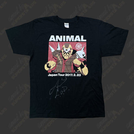 Animal signed Japan Tour T-Shirt (Size: L)