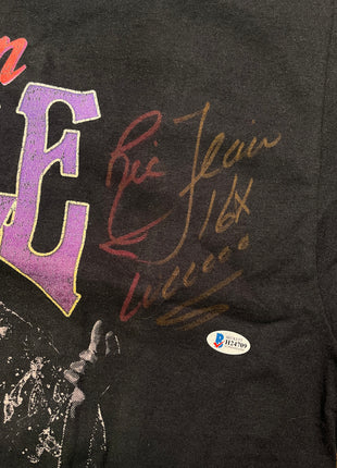 Ric Flair & Ricky Steamboat dual signed Chi-town Rumble T-Shirt (w/ Beckett)