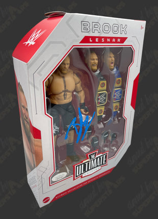 Brock Lesnar signed WWE Ultimate Edition Action Figure (w/ JSA + Protector)