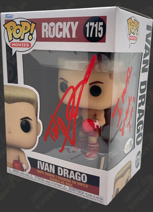 Dolph Lundgren signed Rocky Funko POP Figure #1715 (w/ JSA)