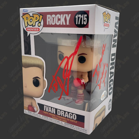 Dolph Lundgren signed Rocky Funko POP Figure #1715 (w/ JSA)