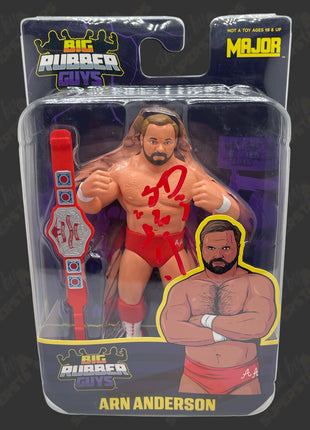 Arn Anderson signed Big Rubber Guys Action Figure
