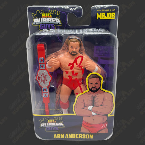 Arn Anderson signed Big Rubber Guys Action Figure