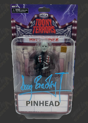 Doug Bradley signed Pinhead Toony Terrors Action Figure