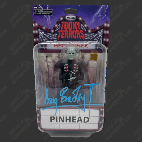 Doug Bradley signed Pinhead Toony Terrors Action Figure