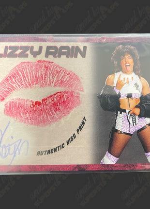 Lizzy Rain signed Kiss Card #1