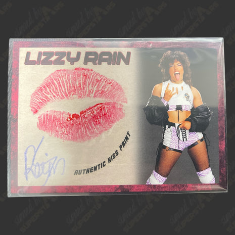 Lizzy Rain signed Kiss Card #1