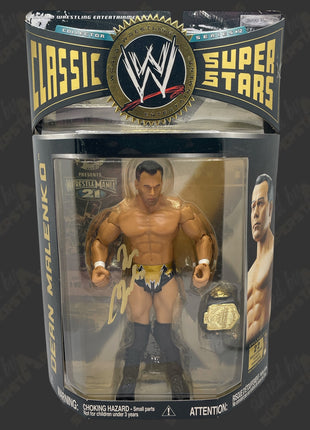 Dean Malenko signed WWE Jakks Classic Superstars Action Figure *GOLD PAINT*