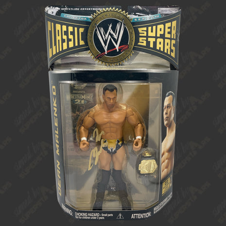 Dean Malenko signed WWE Jakks Classic Superstars Action Figure *GOLD PAINT*