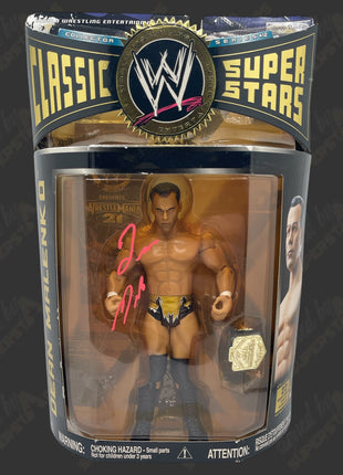 Dean Malenko signed WWE Jakks Classic Superstars Action Figure *RED PAINT*