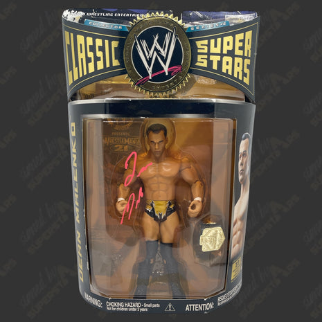 Dean Malenko signed WWE Jakks Classic Superstars Action Figure *RED PAINT*