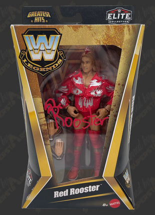 Red Rooster signed WWE Elite Series Greatest Hits Action Figure