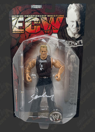 Sandman signed WWE ECW Action Figure *Damaged*