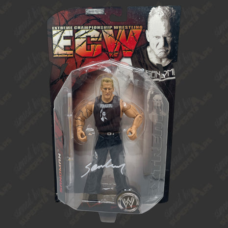 Sandman signed WWE ECW Action Figure *Damaged*