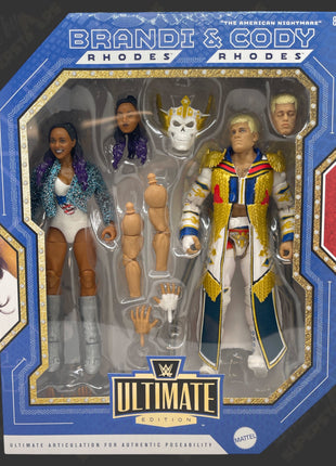 Cody Rhodes & Brandi Rhodes 2-Pack WWE Ultimate Edition Action Figure