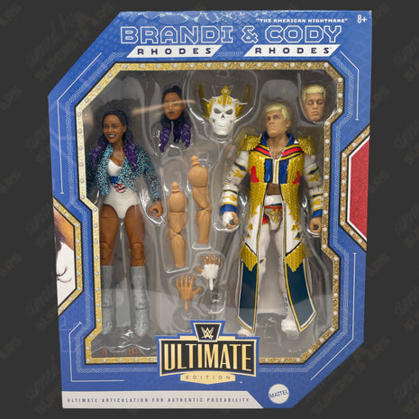 Cody Rhodes & Brandi Rhodes 2-Pack WWE Ultimate Edition Action Figure
