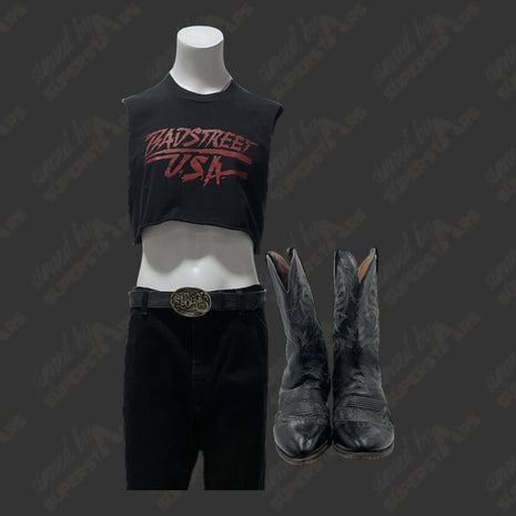 The Iron Claw Movie - Terry Gordy (Silas Mason) screen worn Top, Bottom, Belt & Boots Movie Props