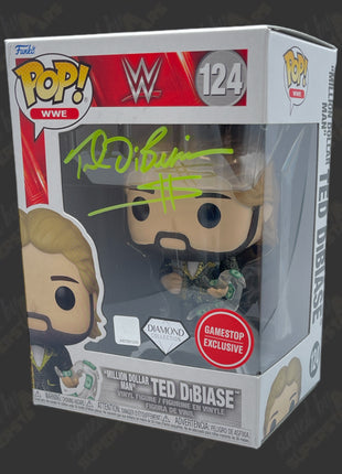 Ted DiBiase signed WWE Funko POP Figure #124 (GameStop Exclusive)