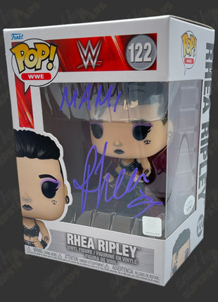 Rhea Ripley signed WWE Funko POP Figure #122 (w/ JSA)