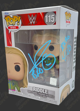 Matt Riddle signed WWE Funko POP Figure #115