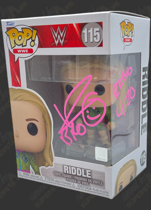 Matt Riddle signed WWE Funko POP Figure #115