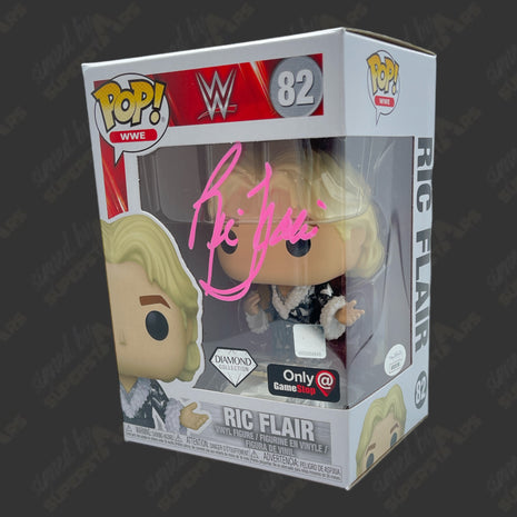 Ric Flair signed WWE Royal Rumble '92 Funko POP Figure #82 (w/ JSA)