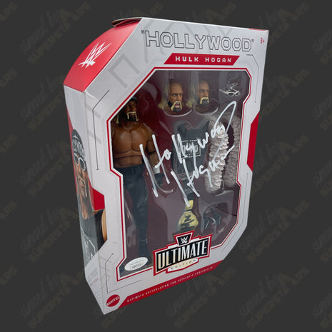Figura de acción WWE Ultimate Edition firmada por Hollywood Hogan (con Beckett + Protector)