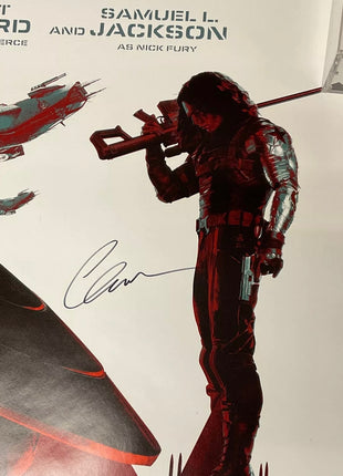 Chris Evans signed Captain America: The Winter Soldier 48x72 Poster (w/ JSA)