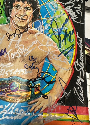 Multi-signed NWA Wrestling Magazine 1st Edition (22+ signatures!)