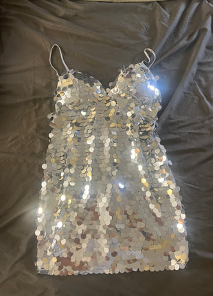 Auction:  Francine's ECW ring worn Silver Shimmer Dress