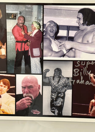 Superstar Billy Graham signed 12x18 Photo