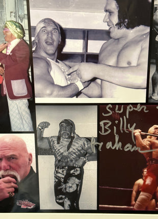 Superstar Billy Graham signed 12x18 Photo