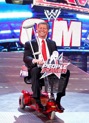 John Laurinaitis signed 8x10 Photo #12 (In-studio signing)