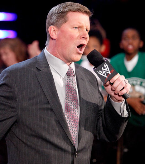 John Laurinaitis signed 8x10 Photo #13 (In-studio signing)
