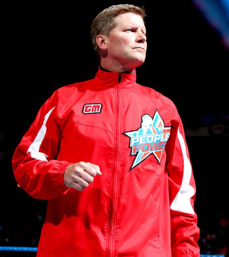 John Laurinaitis signed 8x10 Photo #15 (In-studio signing)