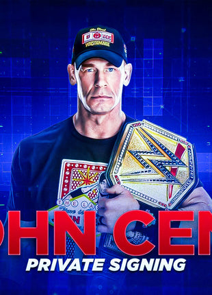 Reserva de autógrafos - Firma privada de John Cena (agosto de 2025)
