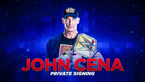 Autographe de réserve - Signature privée de John Cena (août 2025)