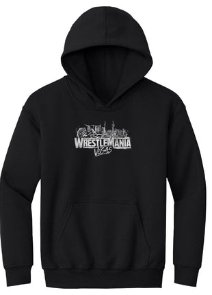 WWE WrestleMania 42 Logo Kids Youth WWE Hoodie