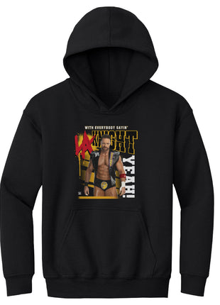 LA Knight With Everybody Sayin Kids Youth WWE Hoodie