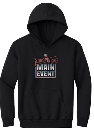 WWE Saturday Night's Main Event 2024 Logo Kids Youth WWE Hoodie